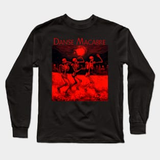 Danse Macabre Red Long Sleeve T-Shirt